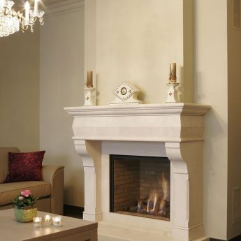 yarı klasik şömine