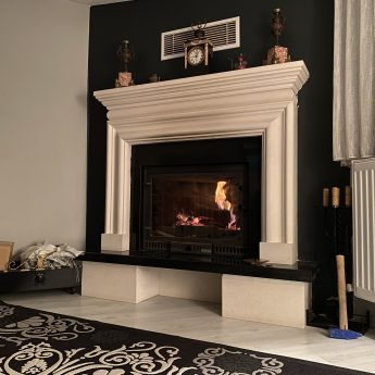 yarı klasik şömine