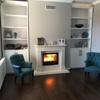 yarı klasik şömine