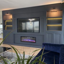 Şömineli Tv Üniteleri