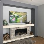 Şömineli Tv Ünitesi