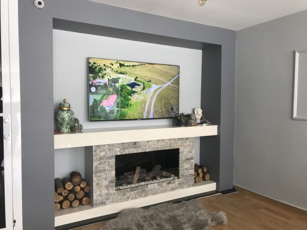 Şömineli Tv Ünitesi