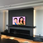 Şömineli Tv Ünitesi