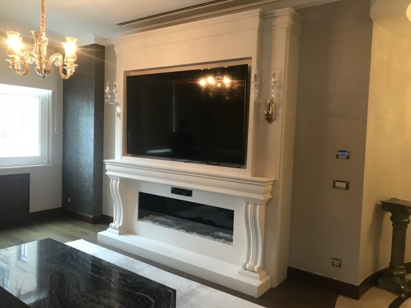 Şömineli Tv Ünitesi