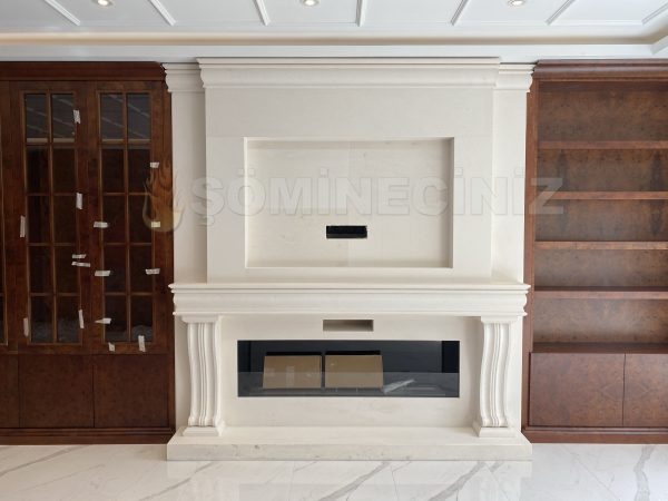 Şömineli Tv Ünitesi