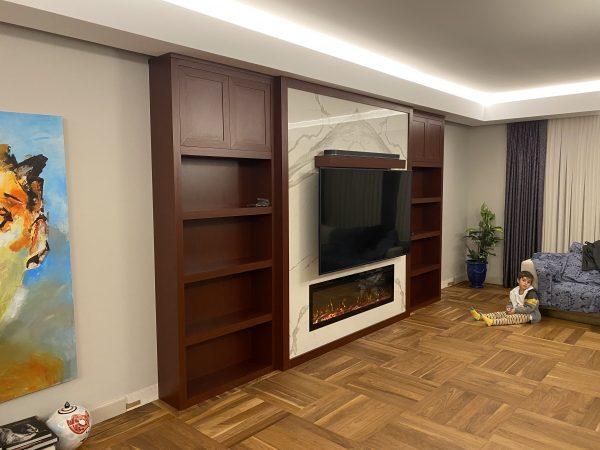 Şömineli Tv Ünitesi