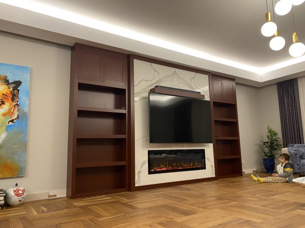 Şömineli Tv Ünitesi