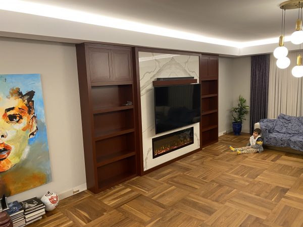 Şömineli Tv Ünitesi